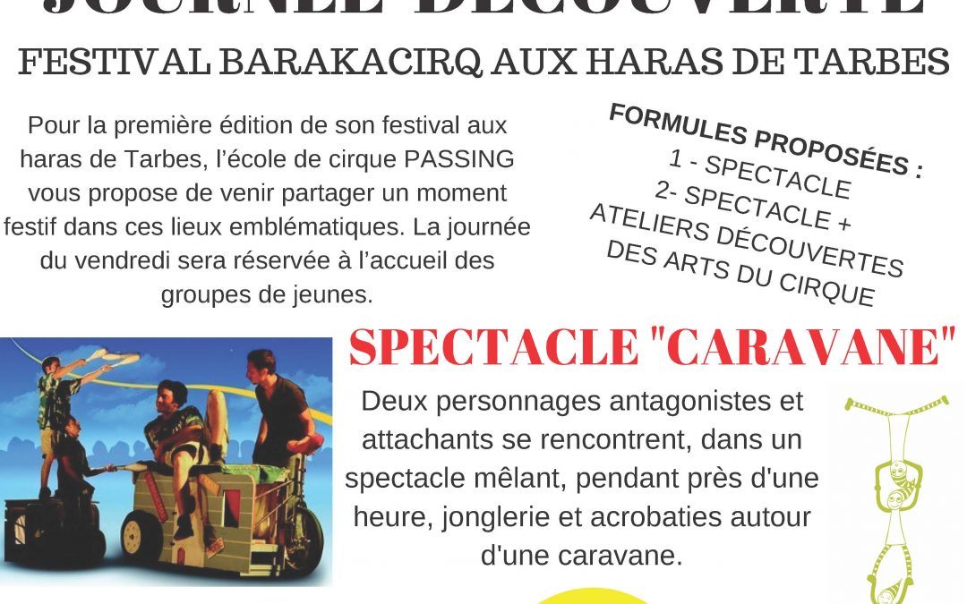 Le festival BARAKACIRQ, c’est aussi pour les scolaires !