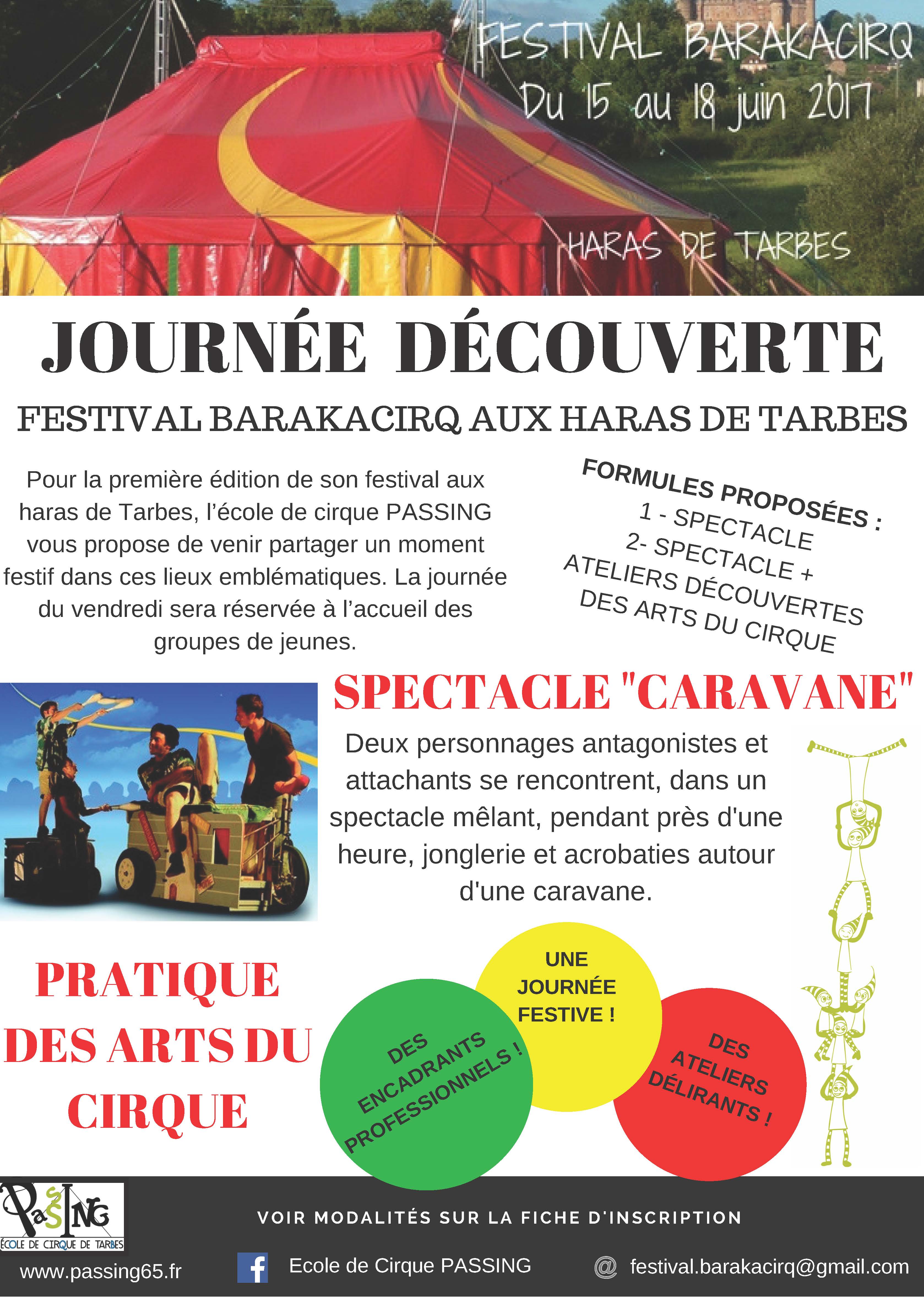 scolaire barakacirq festival tarbes cirque