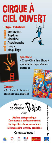 flyer verso cirque à ciel ouvert