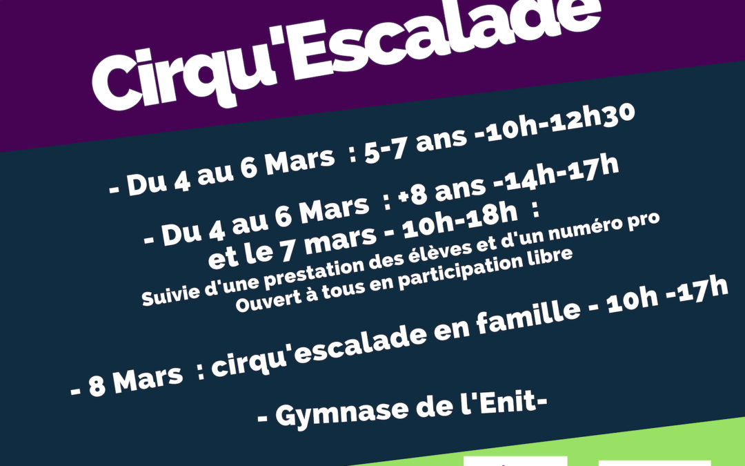 stage cirqu’escalade