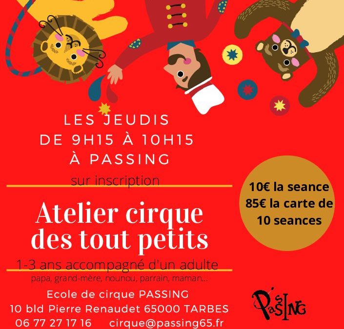affiche cirque tout petits