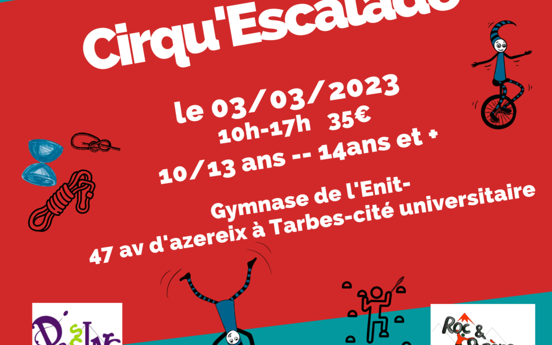 affiche cirque escalade ADOS