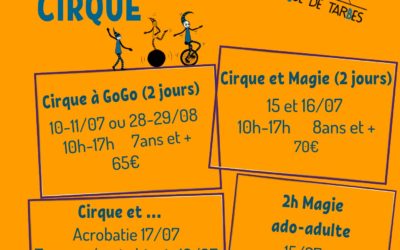 STAGES CIRQUE ETE 2024