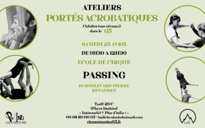 Des ateliers Acro mais pas que pour les adultes….